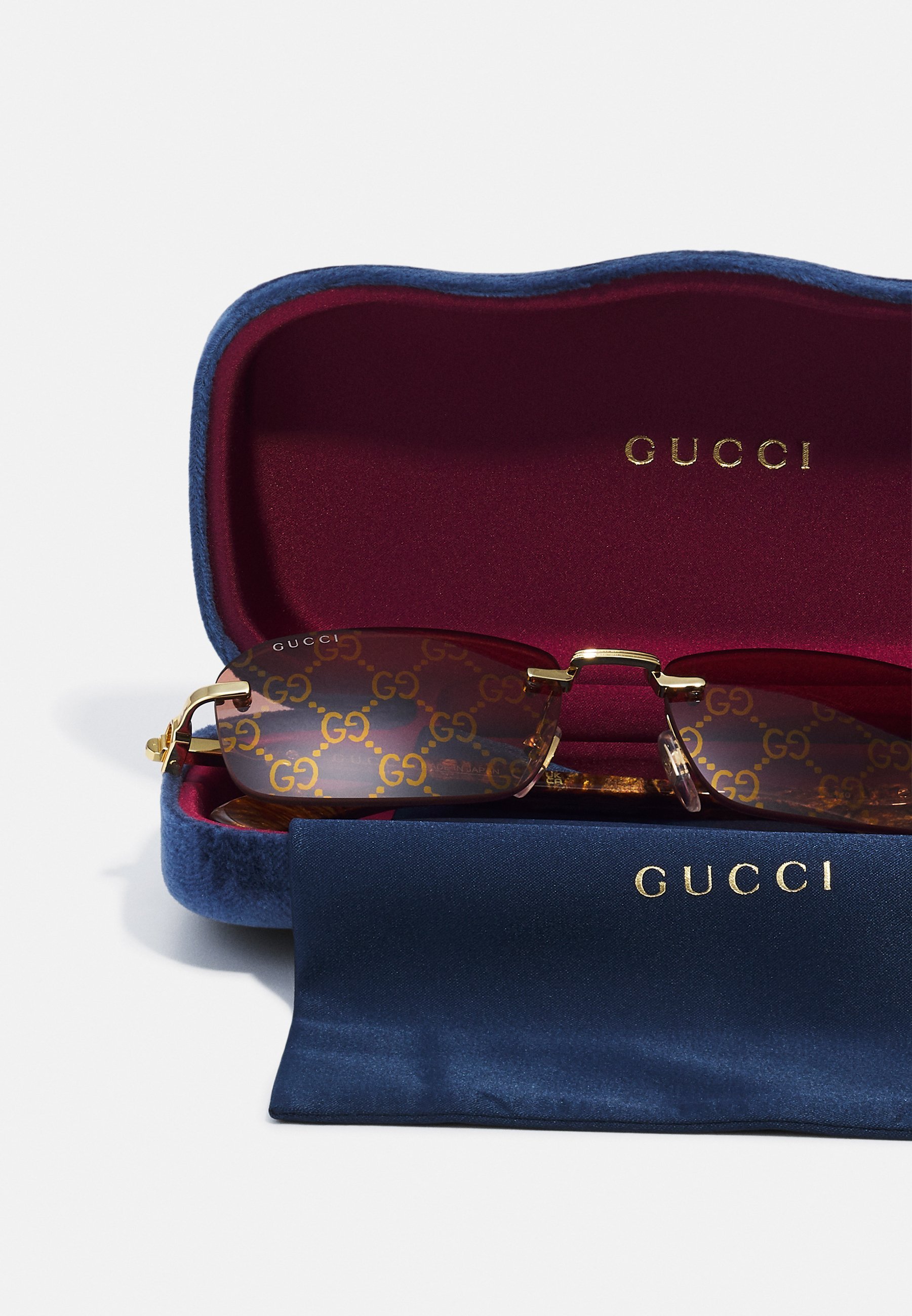 Occhiali da sole Gucci UNISEX - color oro/giallo-rosso