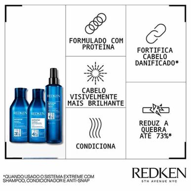 Redken Extreme Strengthening Pack para cabello quebradizo, set de regalo para cabello dañado y quebradizo, 1 unidad.