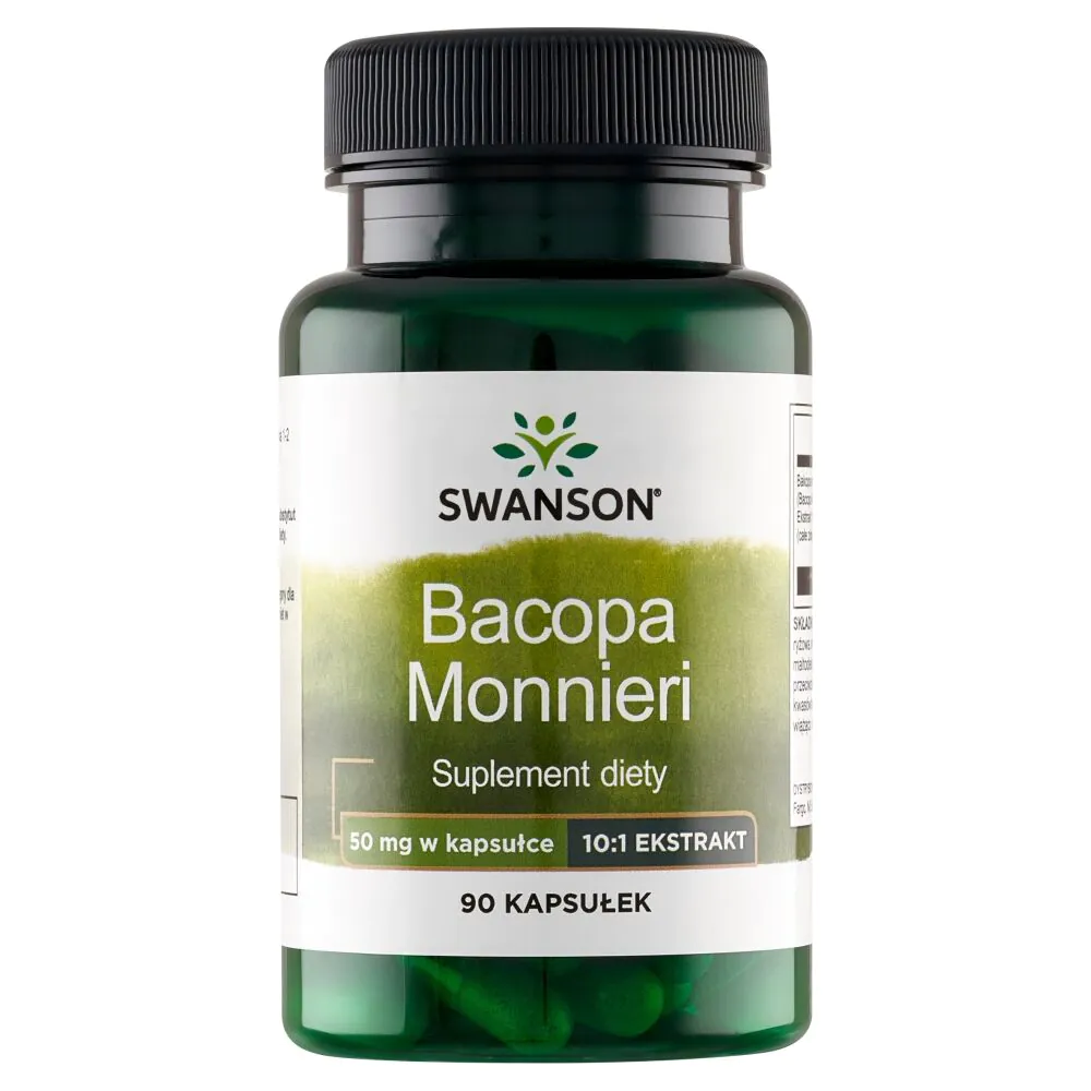 Swanson Bacopa Monniera 10:1 Extract, 90 Kapsułek