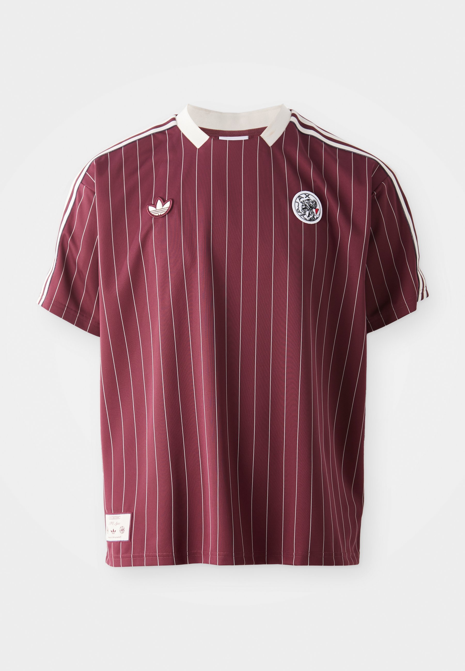 adidas Originals AJAX ICON JERSEY - T-skjorte med print - black/white/white