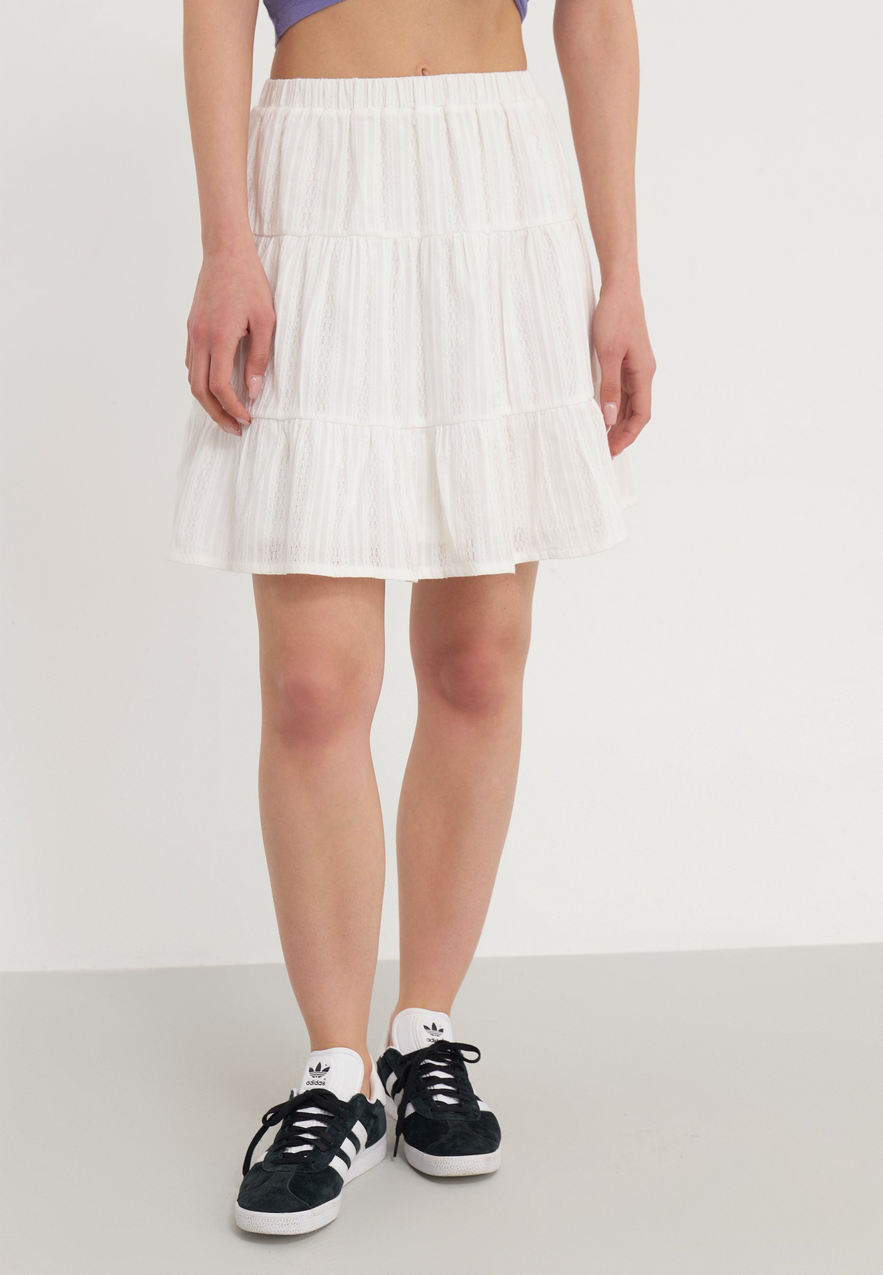 Saia evasê de algodão Even&Odd - Saia evasê - branca
