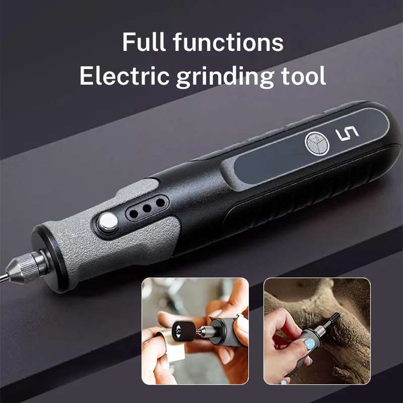 Zten Mini Handheld Rotary Tool Combo for Polishing and Carving, Electric Engraving Kit for Jewelry Making and DIY Projects