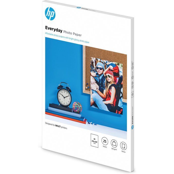 Papel fotográfico HP Q5451A - 25 folhas A4