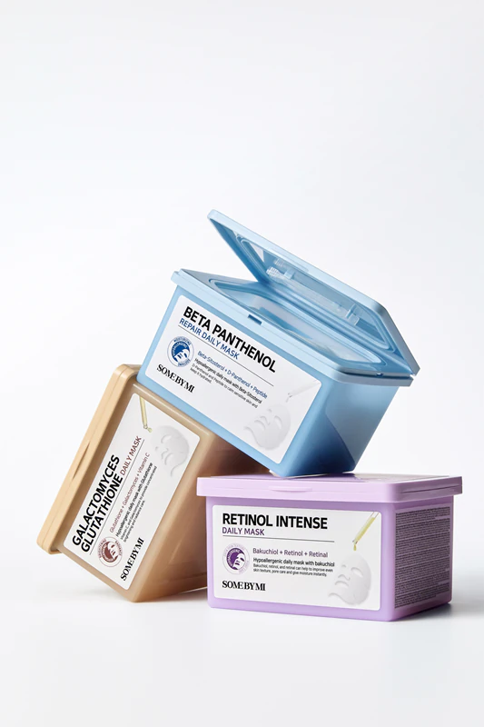 Some By Mi Beta Panthenol Repair Daily Mask, beruhigende Tuchmaske, Großpackung
