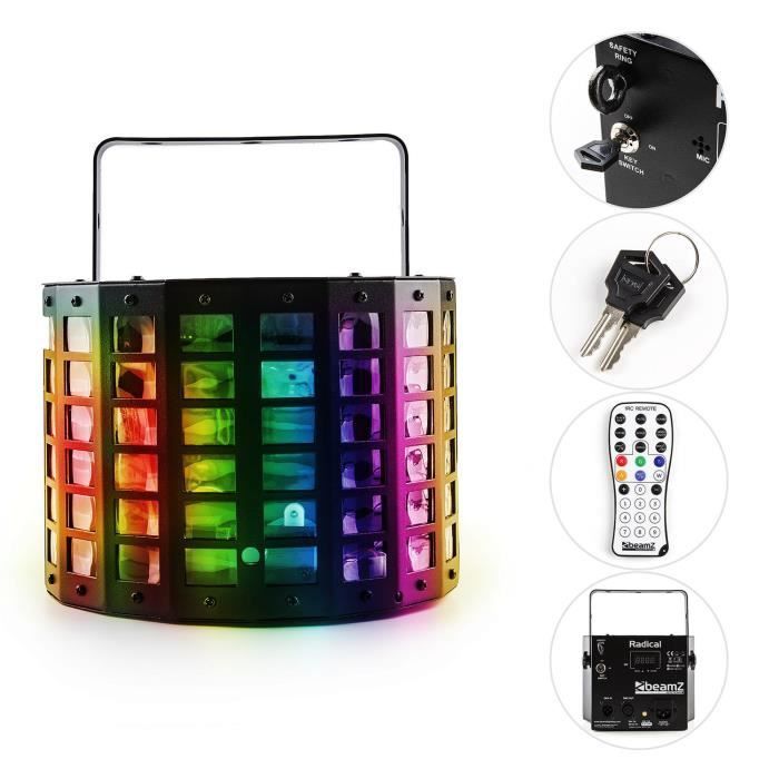BeamZ Radical 2 em 1 Derby Effect e Laser 20W RGBAWP-LEDs com controle DMX
