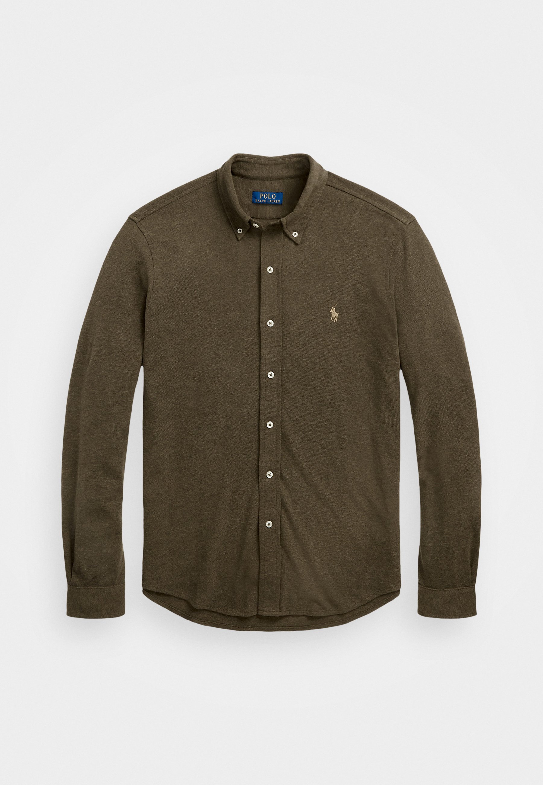 Polo Ralph Lauren Featherweight Mesh Shirt - Shirt - Wilson Olive Heather