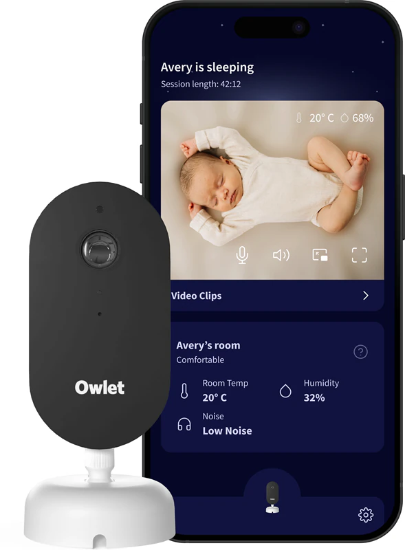 Monitor para bebês Owlet Dream Sight com câmera
