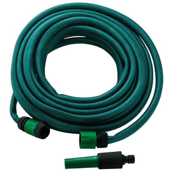 Manguera WERKA PRO de 20 m con racores y lanza de 15 mm de diámetro.