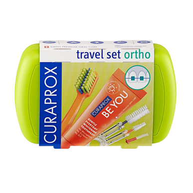 Curaprox Be You Ortho munnhygienesett Grønn 1 enhet 1 enhet