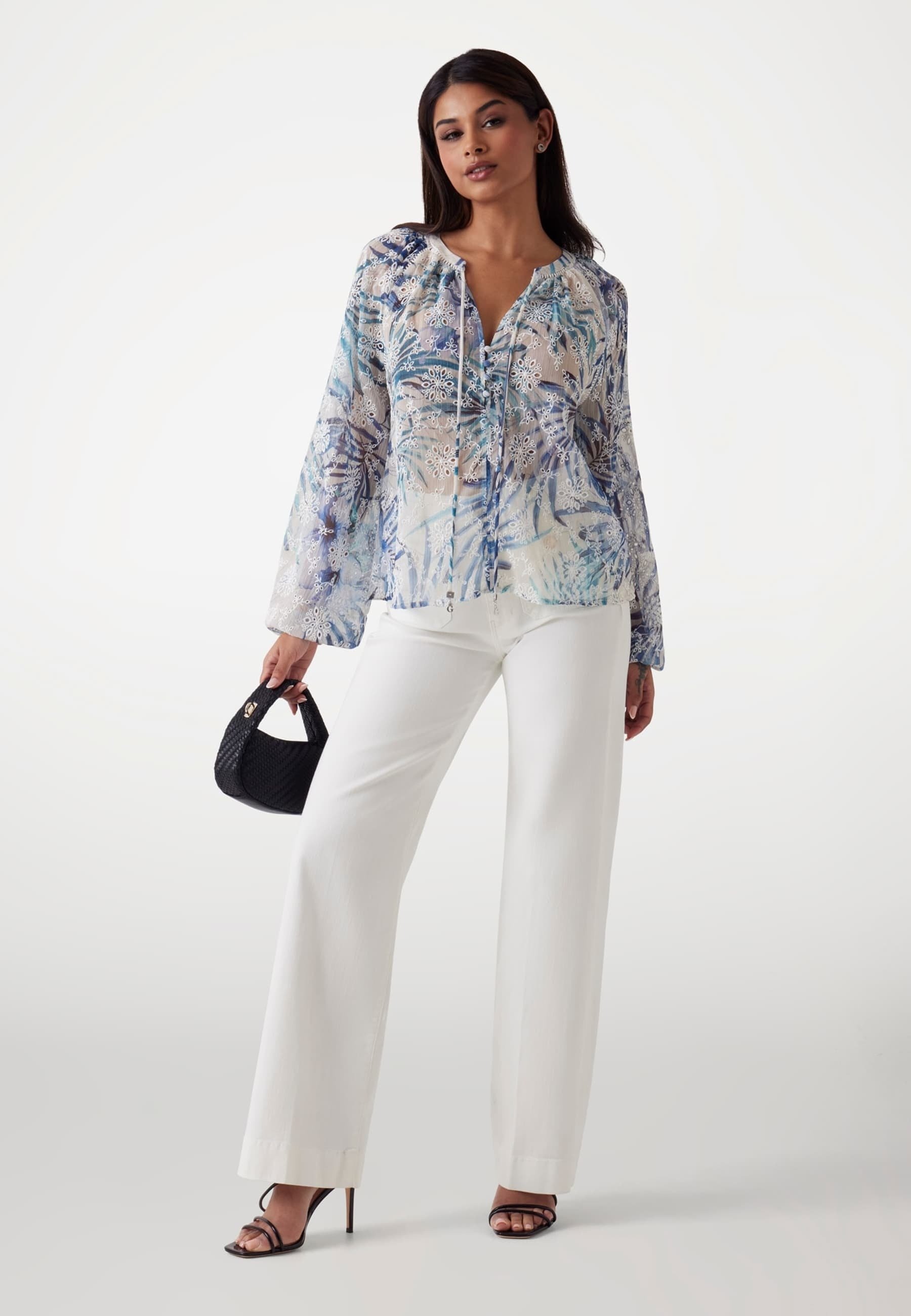 Guess FLIESSENDE - Blouse - blumenmuster