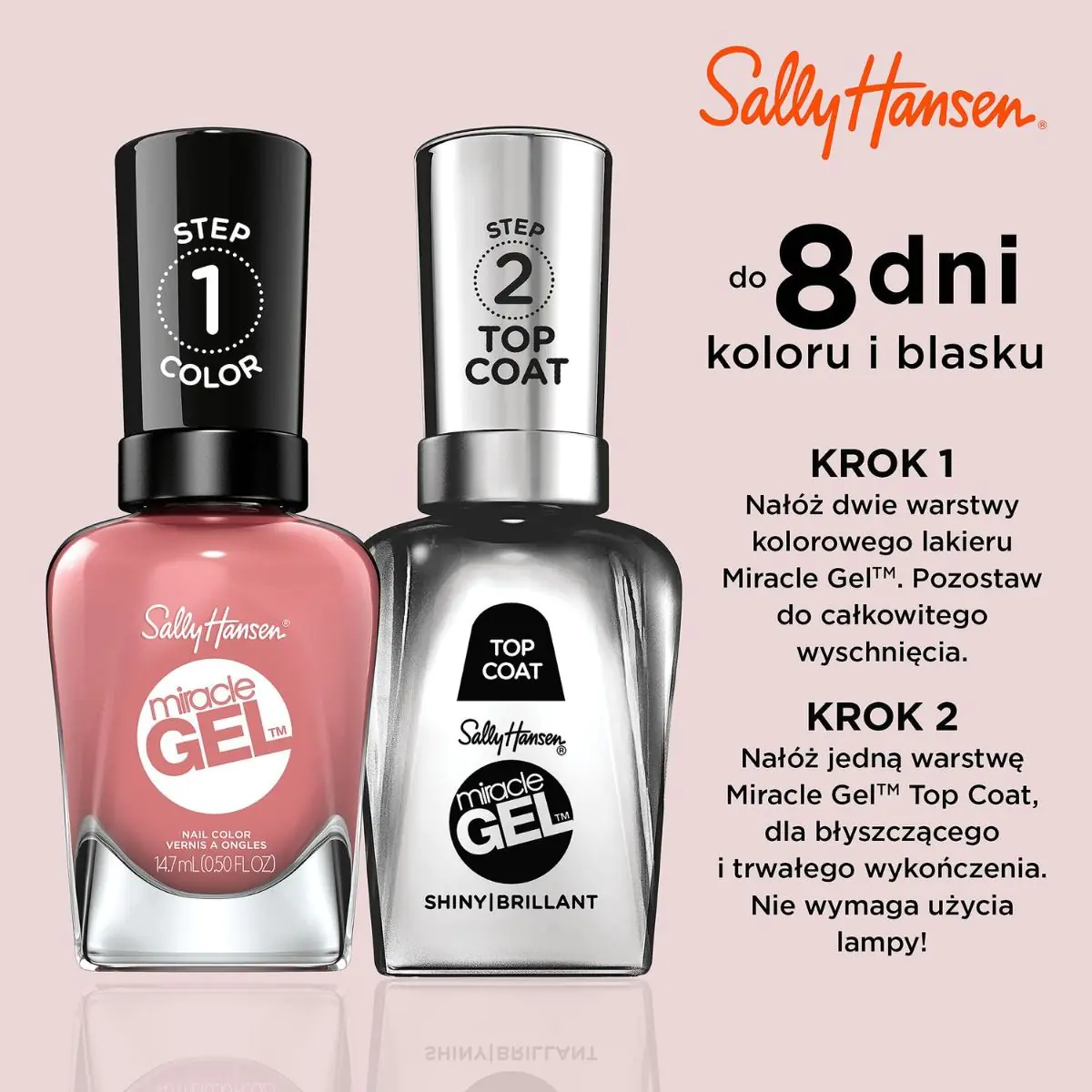 Sally Hansen Miracle Gel Lakier do paznokci,