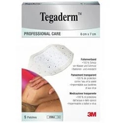 Sterile, transparente Pflaster 3M Tegaderm 6x7 cm, 5 Stück