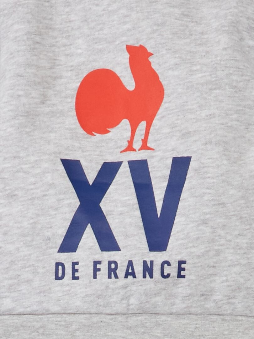 Fleece sweatshirt - France Rugby collectie - GRIJS