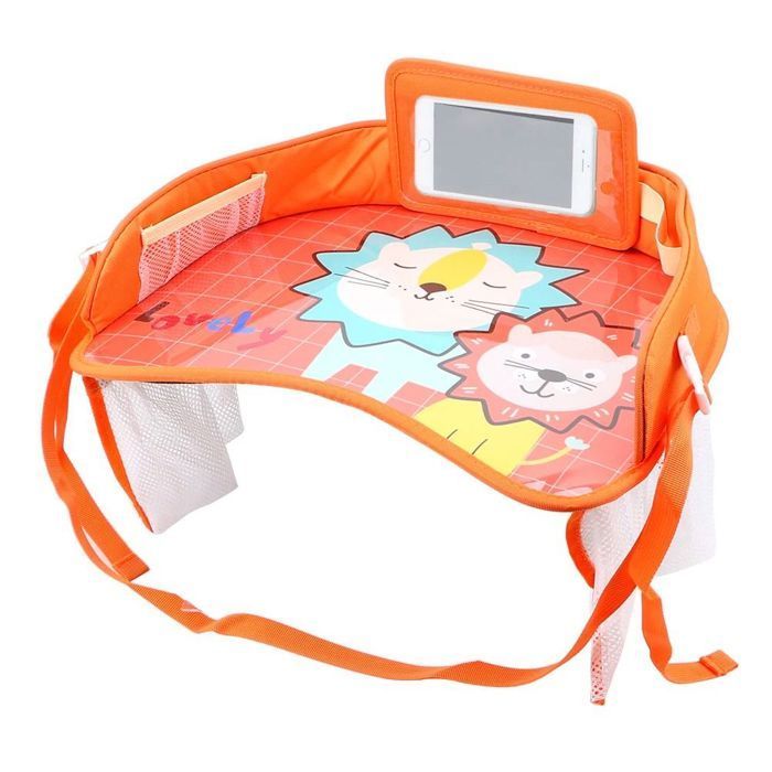 Soporte para bandeja de aperitivos para asiento de coche de bebé, organizador universal de mesa de comedor de juguete para niños de PVC