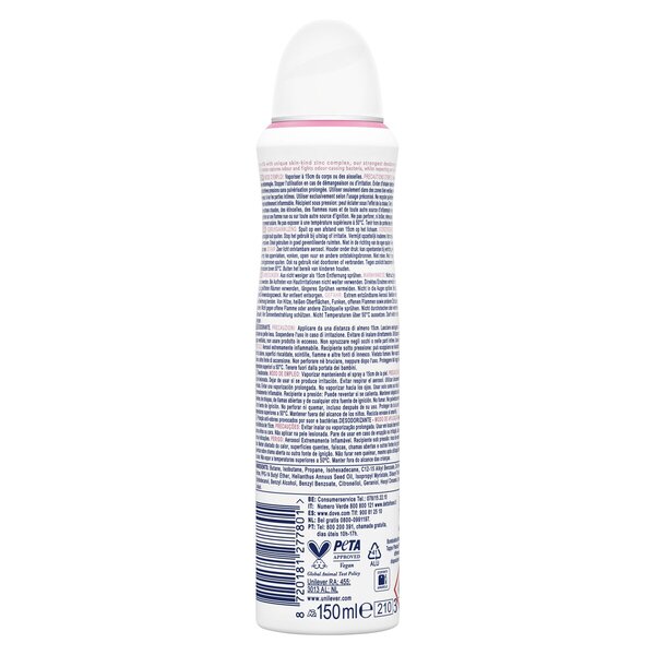 Dove 0% Aluminiumzouten Invisible Care Deodorant<br>150ml