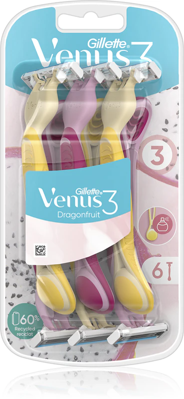 Gillette Venus Dragonfruit wegwerpscheermesjes
