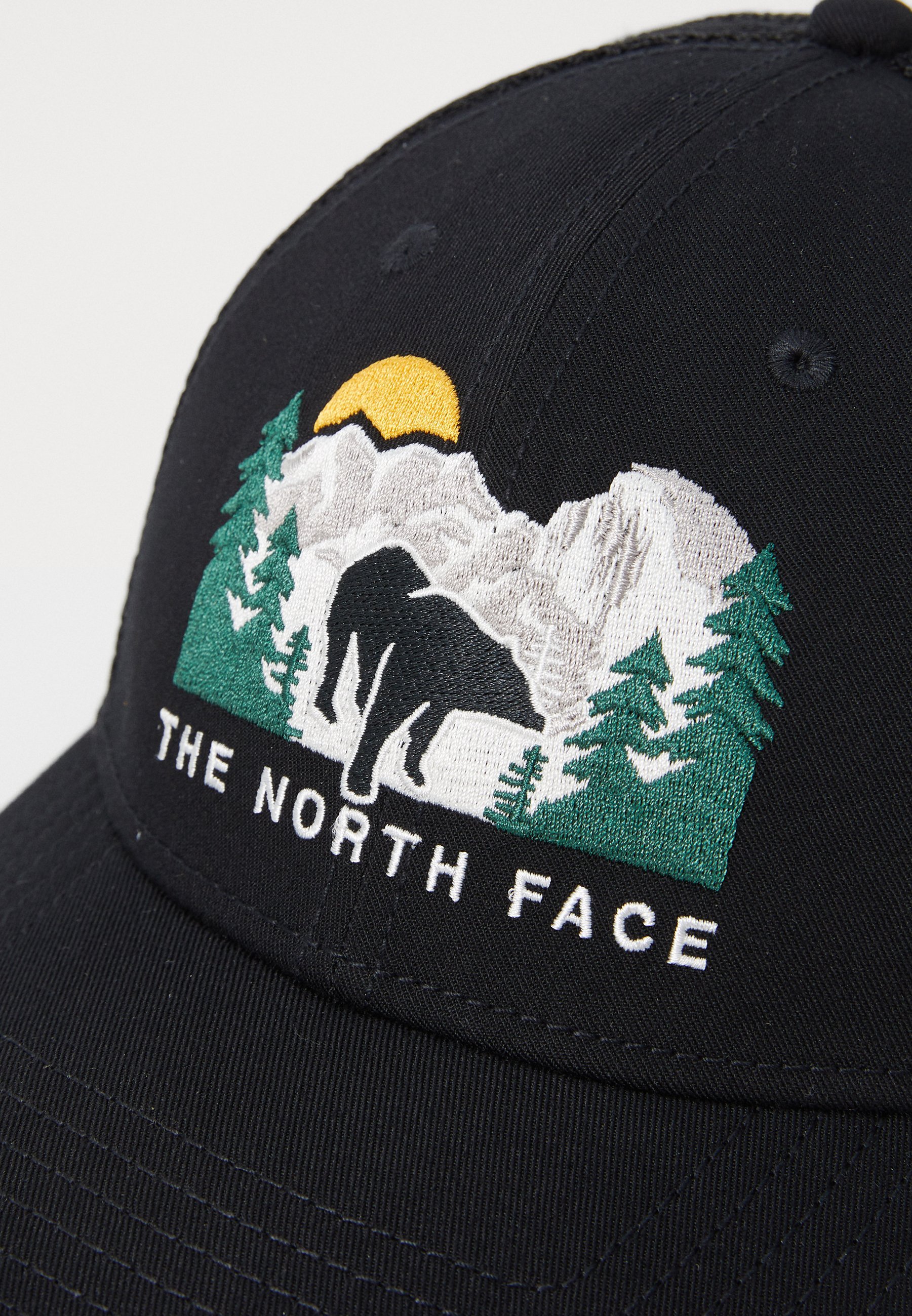 The North Face EMBROIDERED MUDDER TRUCKER UNISEX - Cap - zwart/beer print