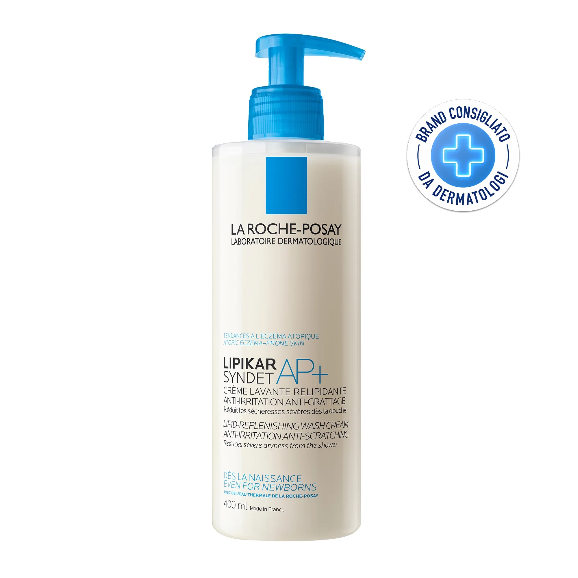LA ROCHE POSAY La Roche Posay Lipikar Syndet AP+ 400 ml Verzachtende Reinigende Bodycrème