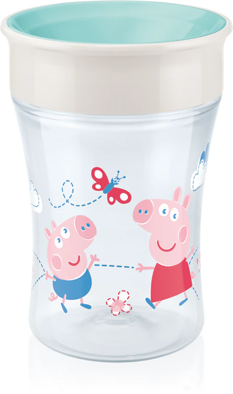 Copo mágico NUK Peppa Pig com tampa
