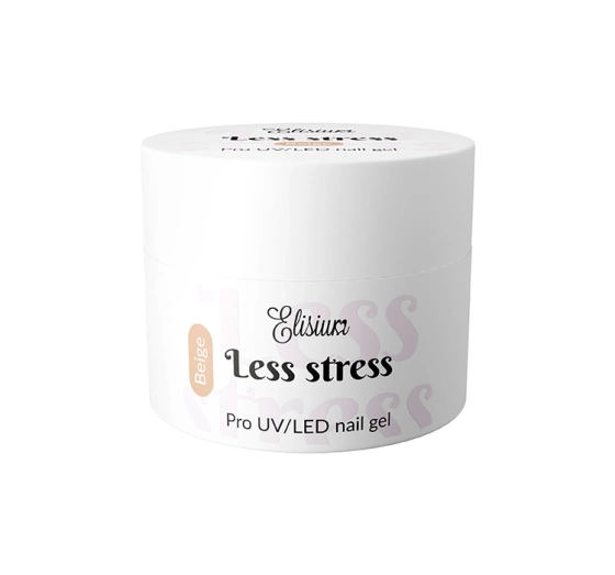 Elisium Less Stress żel budujący do paznokci Beige 40 ml