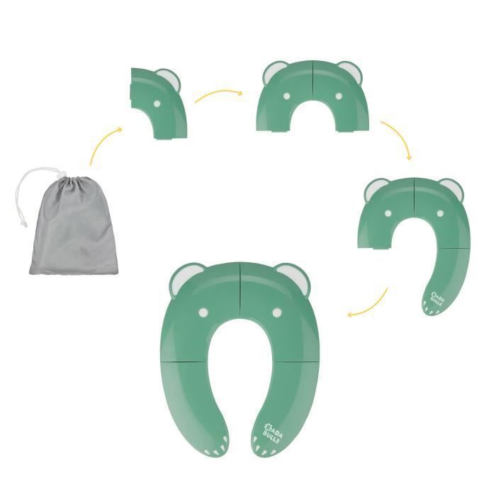 Badabulle Réducteur de toilette Pliable - Antidérapant - Universel - Nettoyage facile