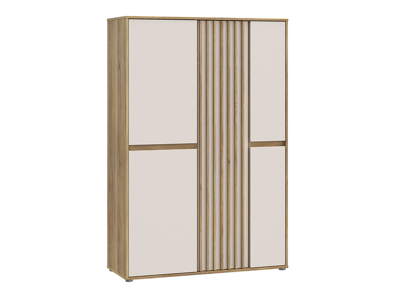 Szafka Eliston 109 cm z 5 drzwiami dąb mauvella/sand