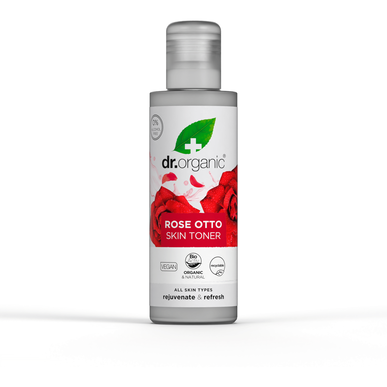Dr. Organic Bioactive Skincare Tónico facial purificante con rosa Otto y rosa damascena 150 ml