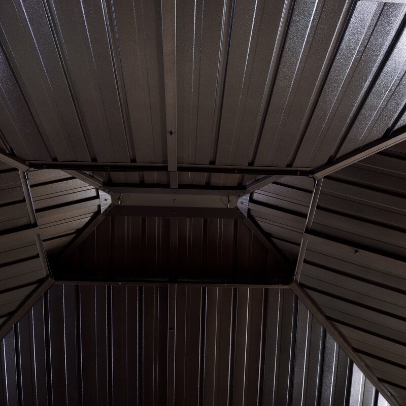 Aluminium tuinpaviljoen van 3 meter breed x 3,6 meter diep