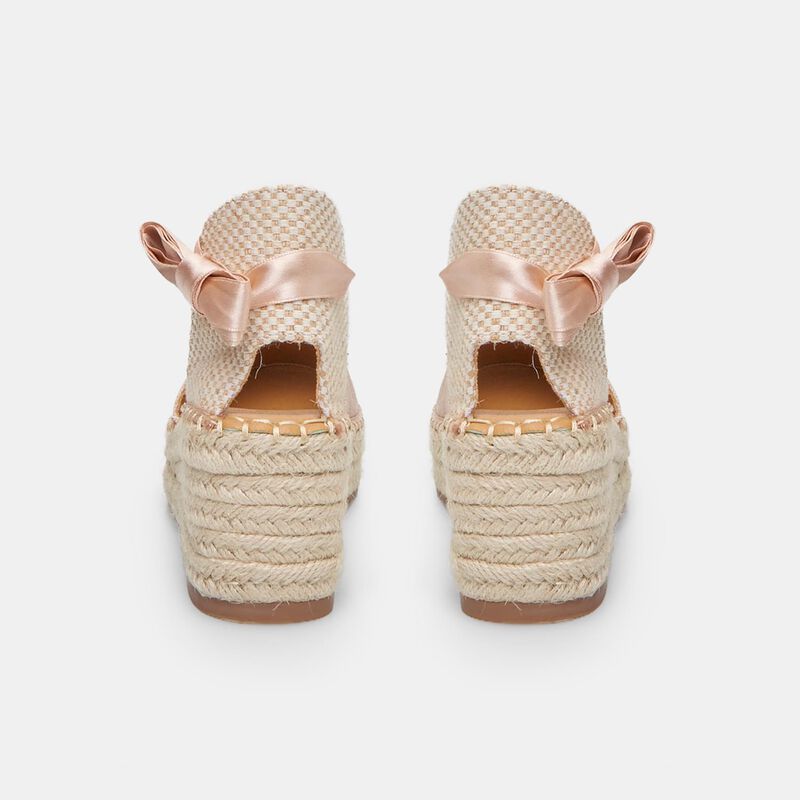 BATA espadrilles met sleehak van 6 cm voor dames