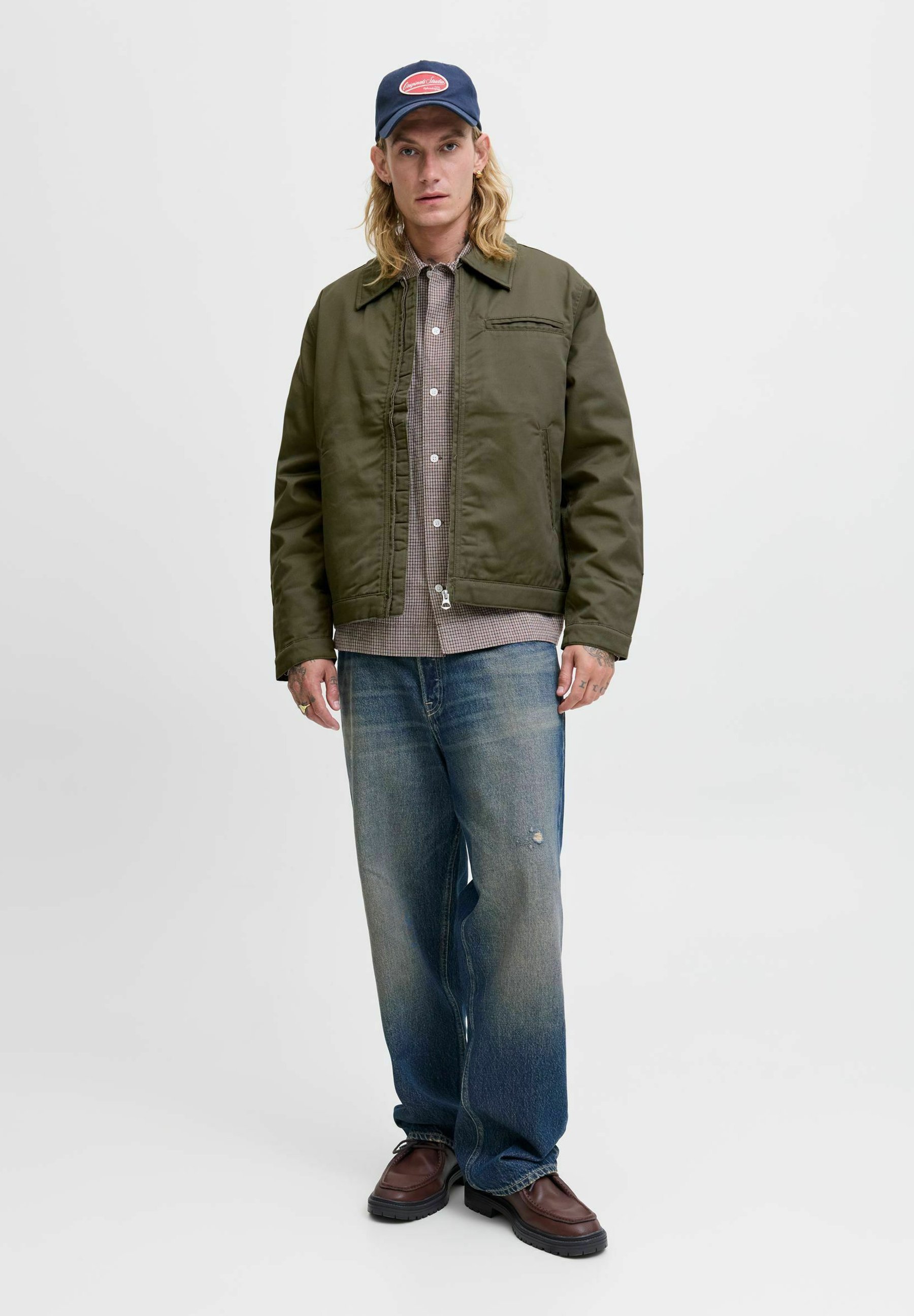 Jack & Jones zomerjas - olijfgroen