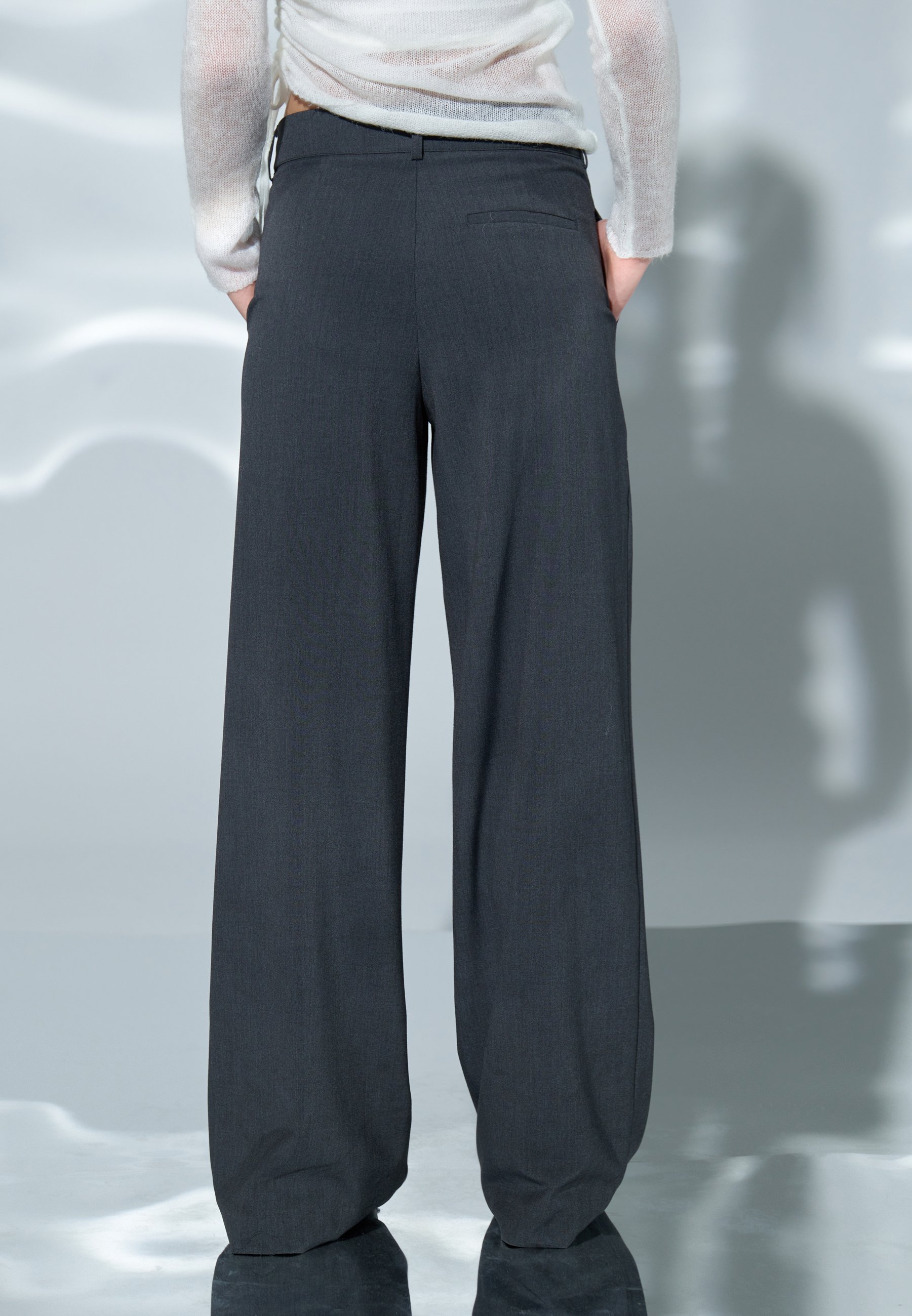 Even&Odd Broek - gemêleerd donkergrijs