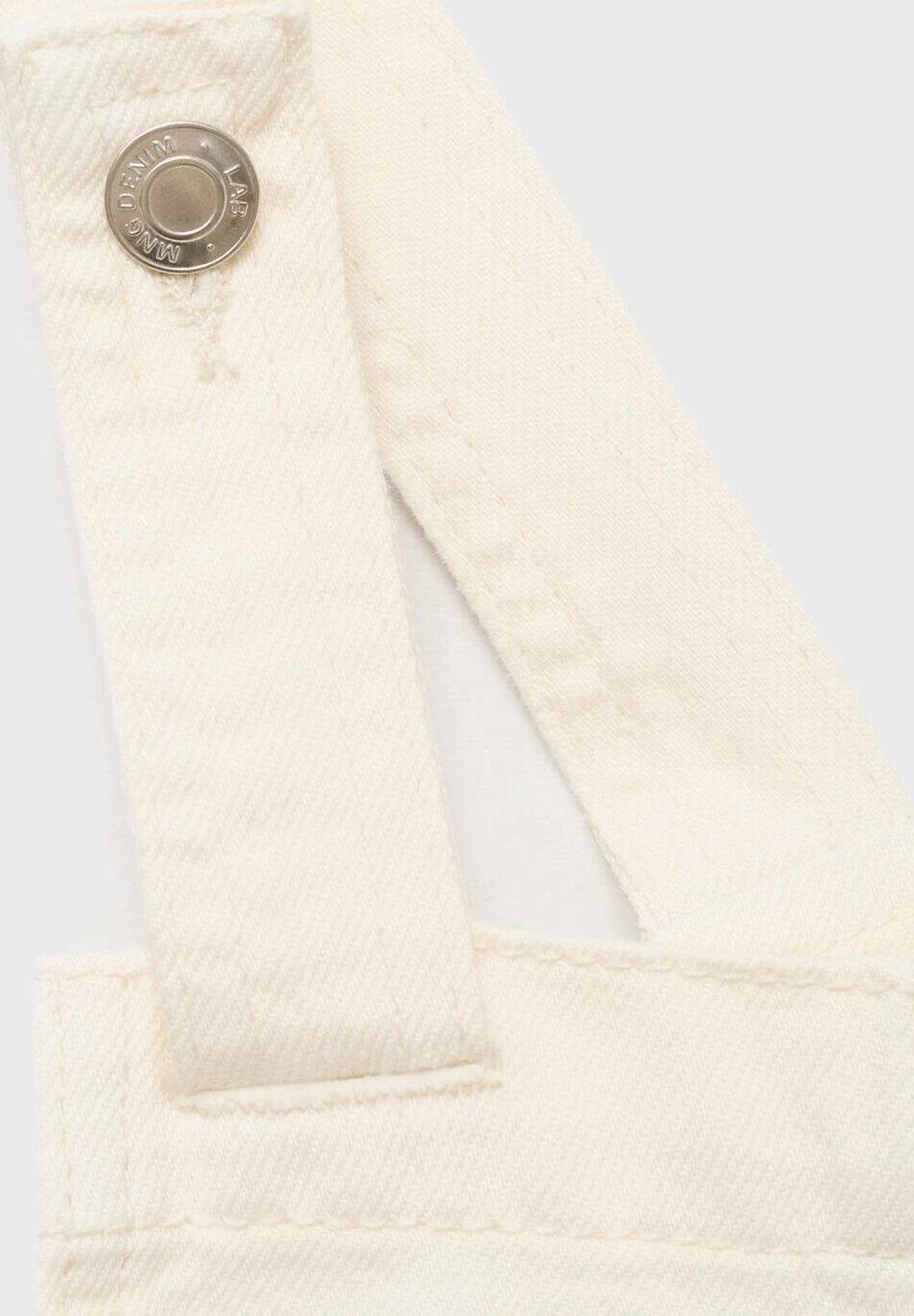 Mango Kids TEEN - Robe en jean - blanc cassé