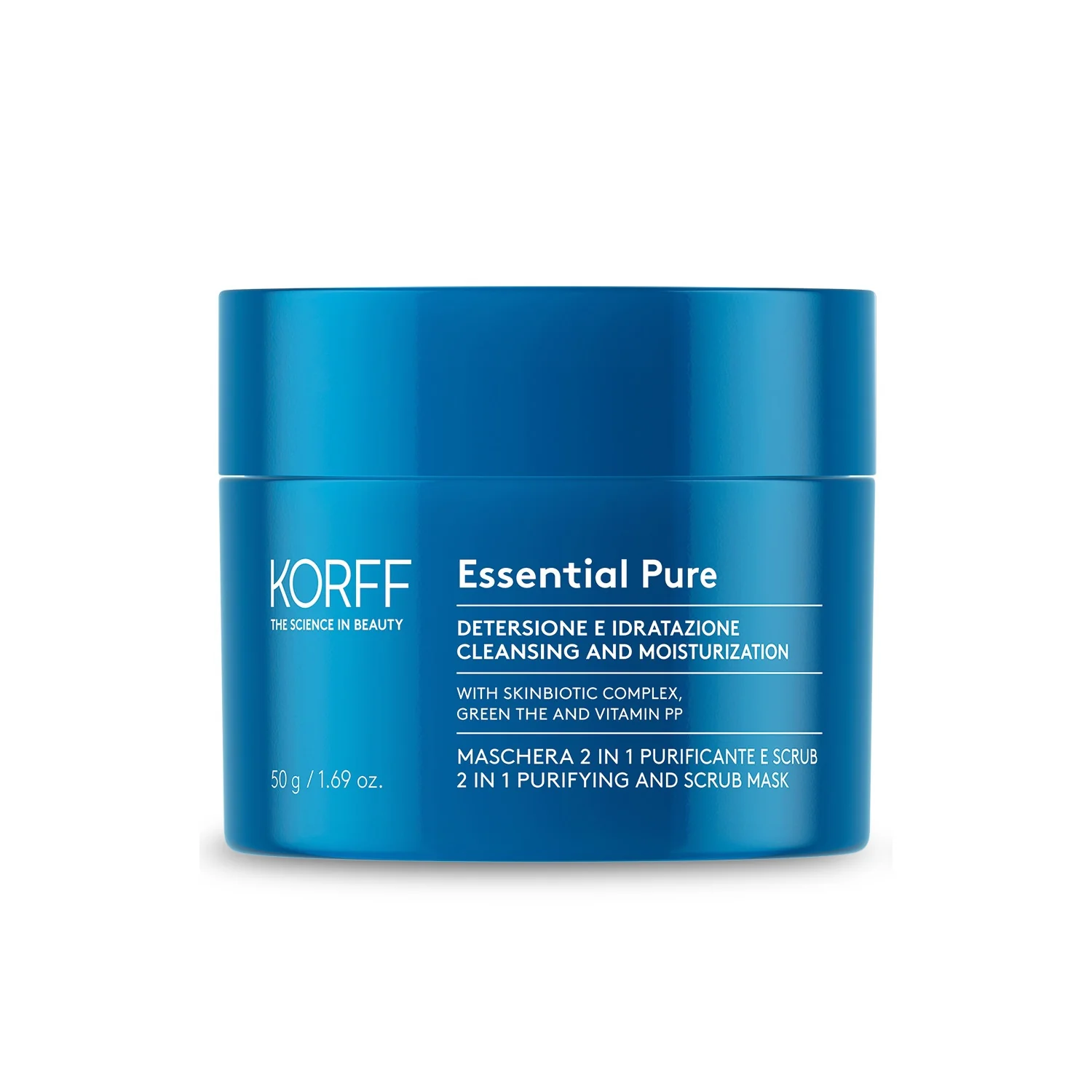 Essential Maschera 2 in 1 Purificante e Scrub - Maschera Purificante viso