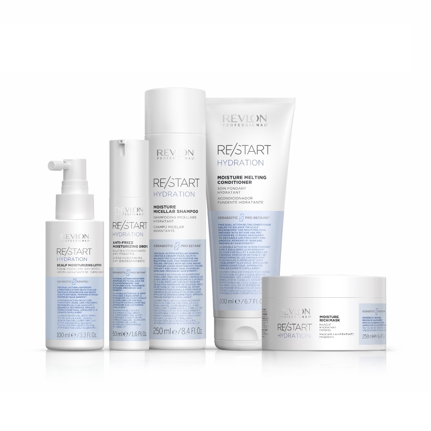 Revlon Professional Hair Treatment Restart Hydration Scalp mitrinošs losjons matiem - 100 ml