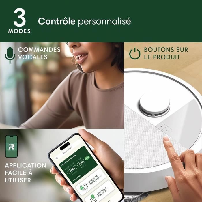 iRobot Roomba Plus 405 Combo Robot + AutoWash - Multifunctional Base - Washing and Drying Mop Pads - LiDAR Clearview