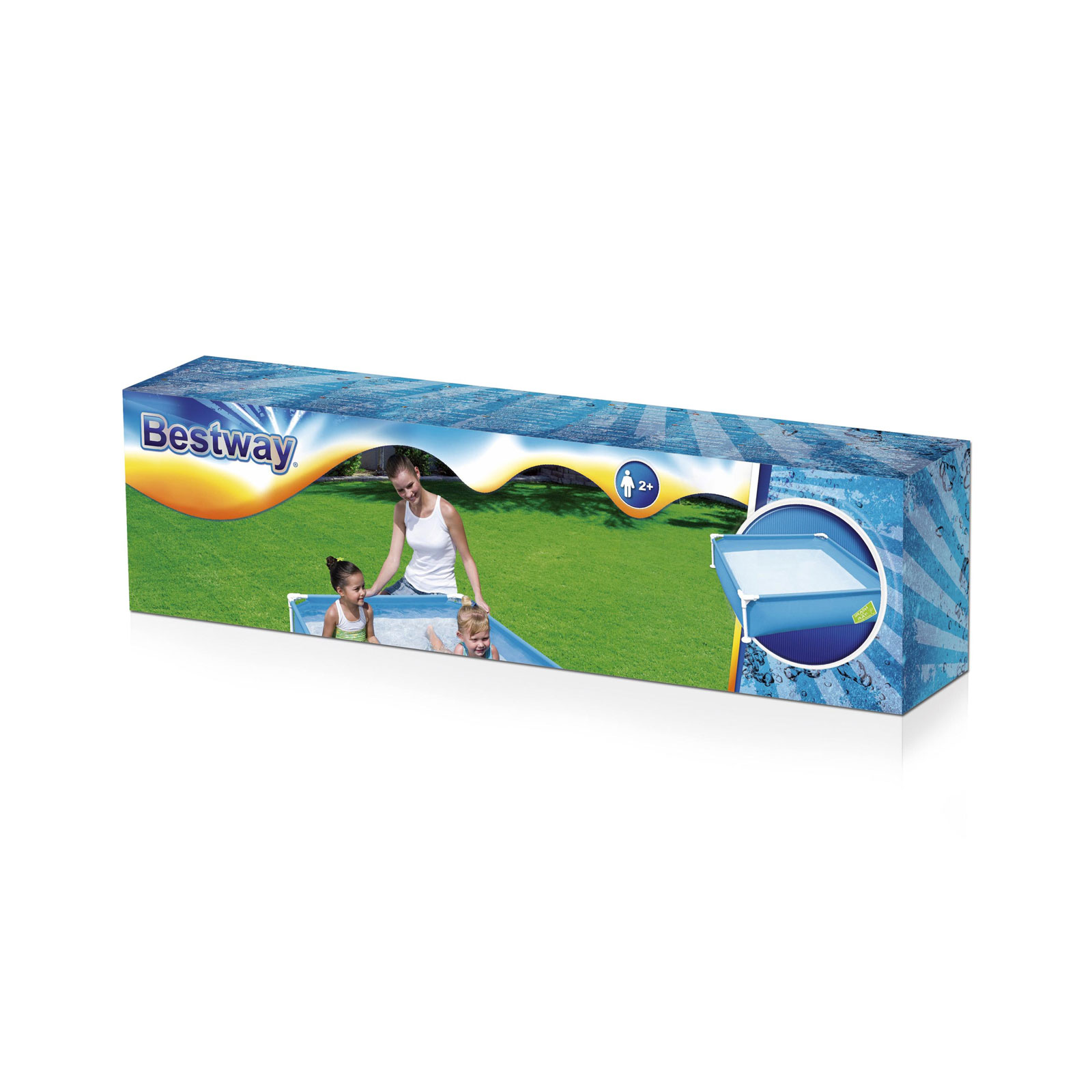 Piscine tubulaire détachable Bestway My First pour enfants 122 x 122 x 30,5 cm