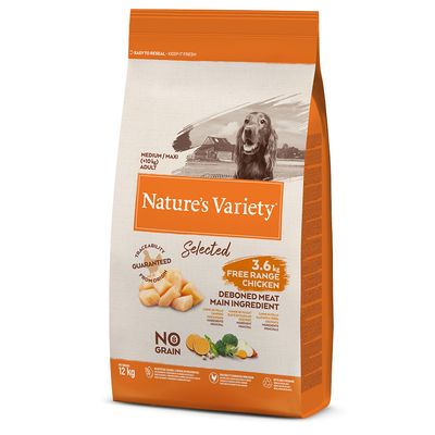 Nature's Variety Selected Medium Adult - Fritgående kyllinger