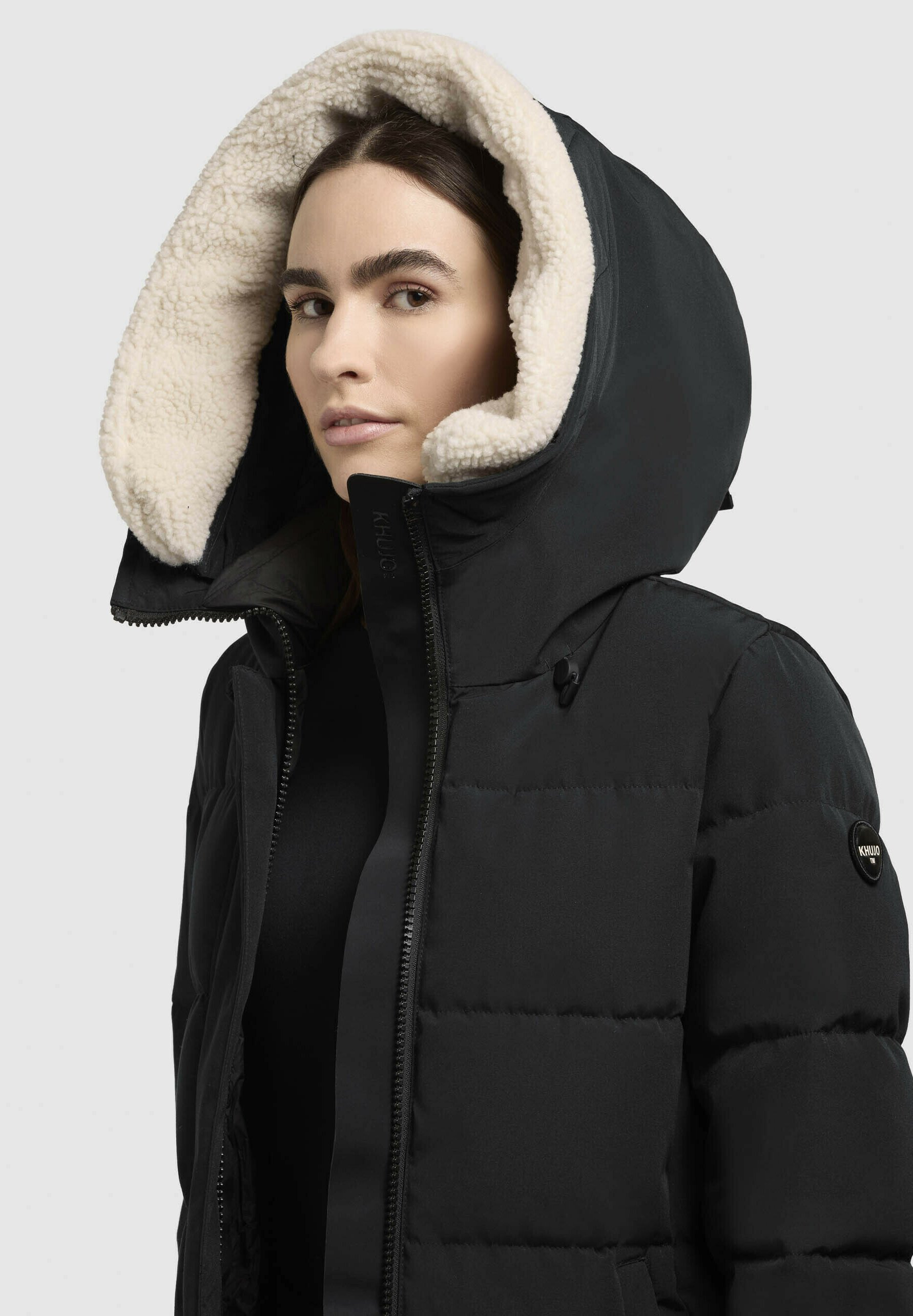 khujo CLARESSE TEDDY - Winterjas - schwarz