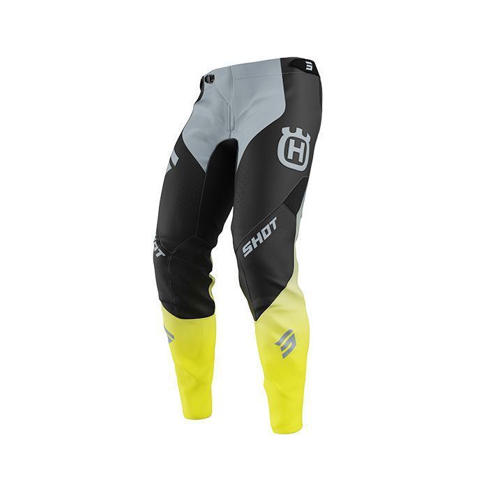 Pantalon moto cross SHOT RACE GEAR Husqvarna LTD Edition 2025 Black Grey