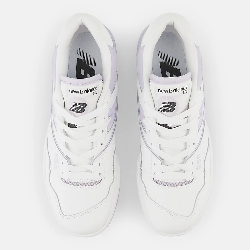 550 feminino - branco com cinza-roxo
