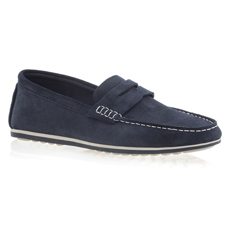 Miesten siniset loaferit/veneilykengät