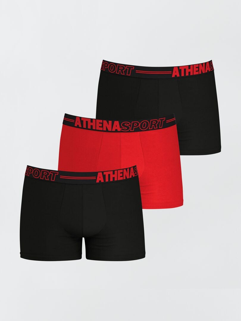 Set van 3 'Athena' boxershorts - ZWART