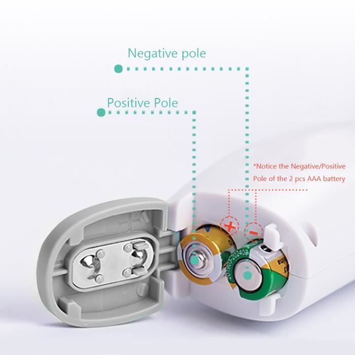 Thermomètre frontal infrarouge pour adultes/bébé/objet, thermomètre fièvre front sans contact digital