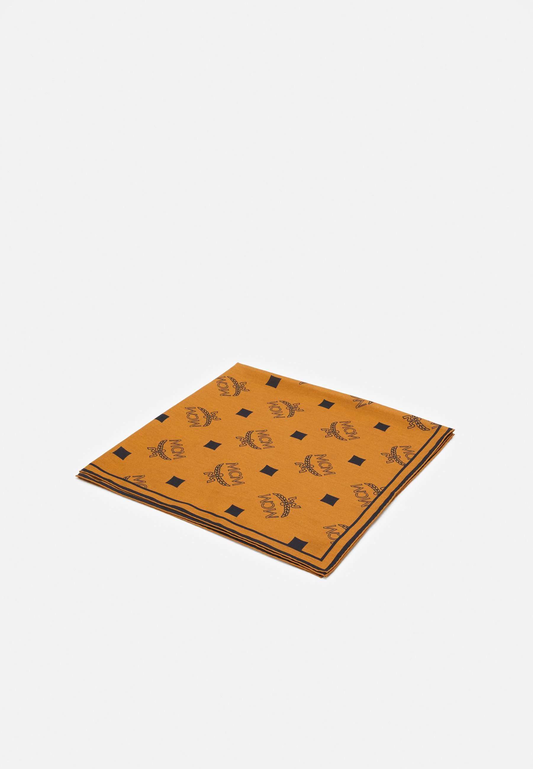 MCM LOGO GROUP PRINT SJAAL UNISEX - Foulard - cognac