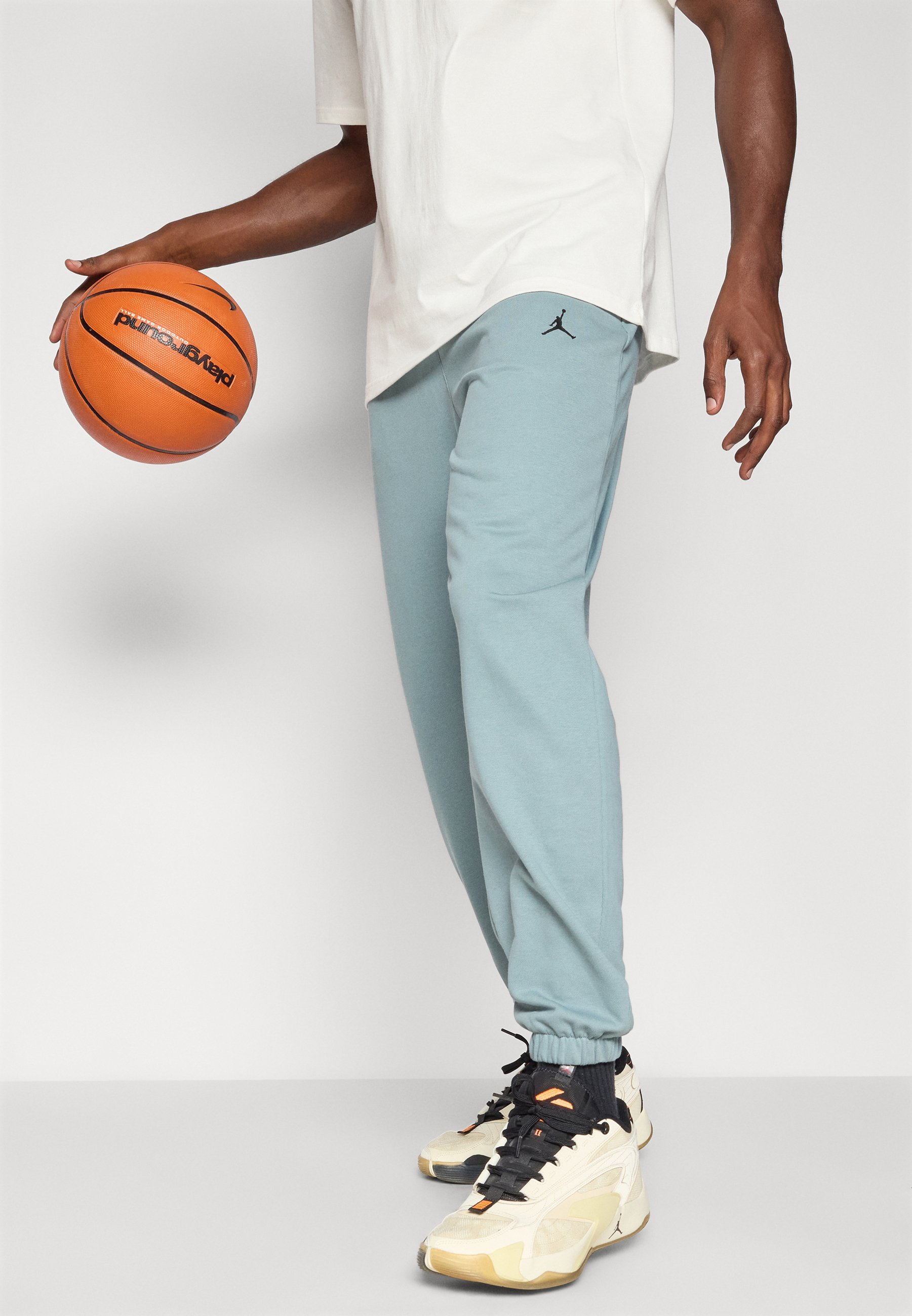 Jordan PANT - Trainingsbroek - aviator grijs/zwart