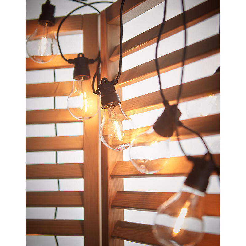 Hjem Lyskæde Vintage 10 LED-lys, seriekobling
