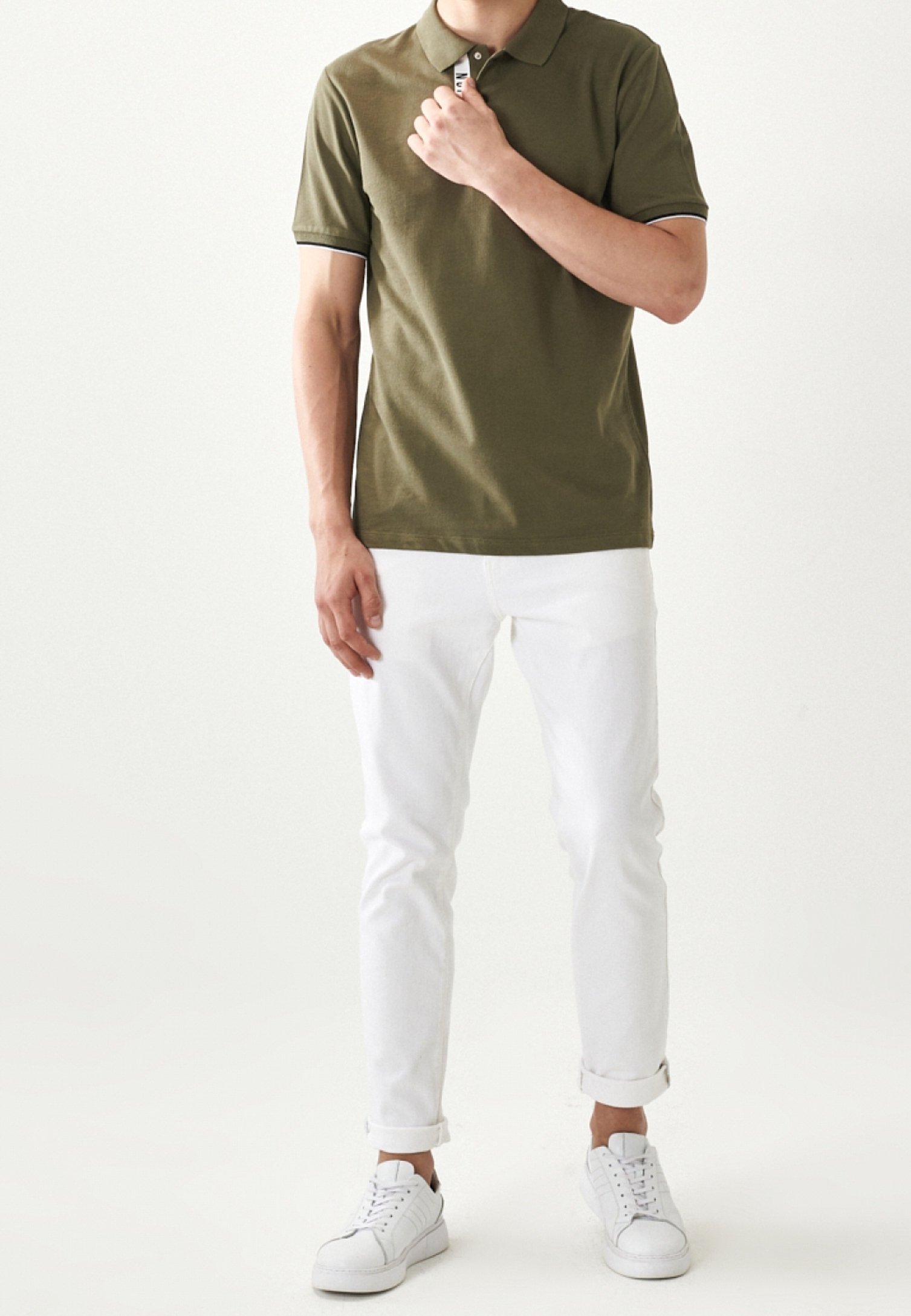 Camisa polo AC&CO / ALTINYILDIZ CLASSICS - cáqui