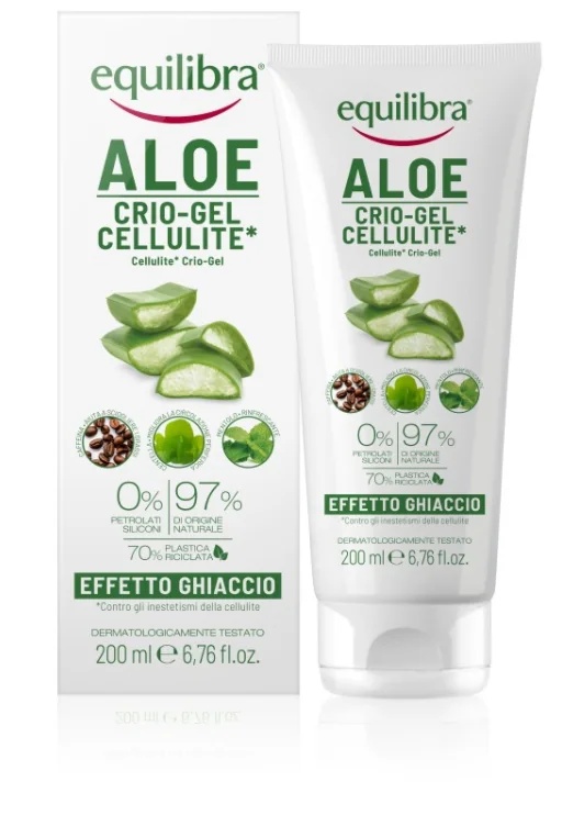 EQUILIBRA Equilibra Aloë Cryo-Gel tegen cellulitis 200 ml IJseffect