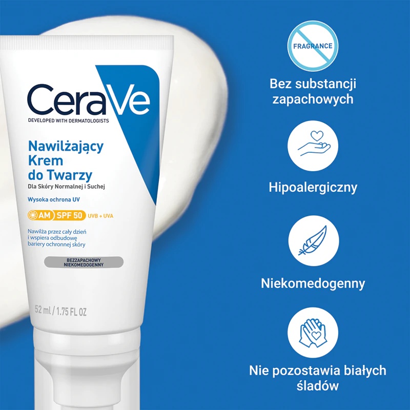 CeraVe хидратантни лосион за лице са SPF 50