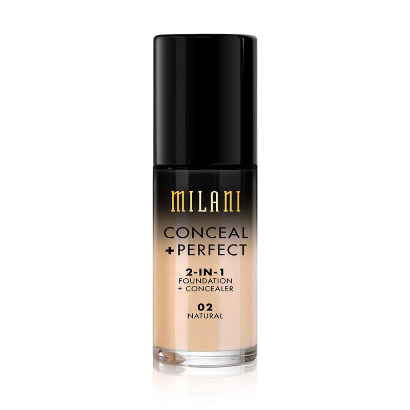 Conceal + Perfect 2-u-1 tekući puder 02 Natural - Milani